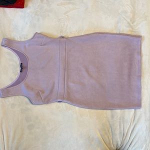 NWOT Purple Velvet Dress w/ Zipper